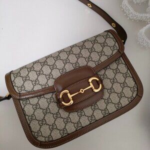 Gucci crossbody bag shoulder bag brown